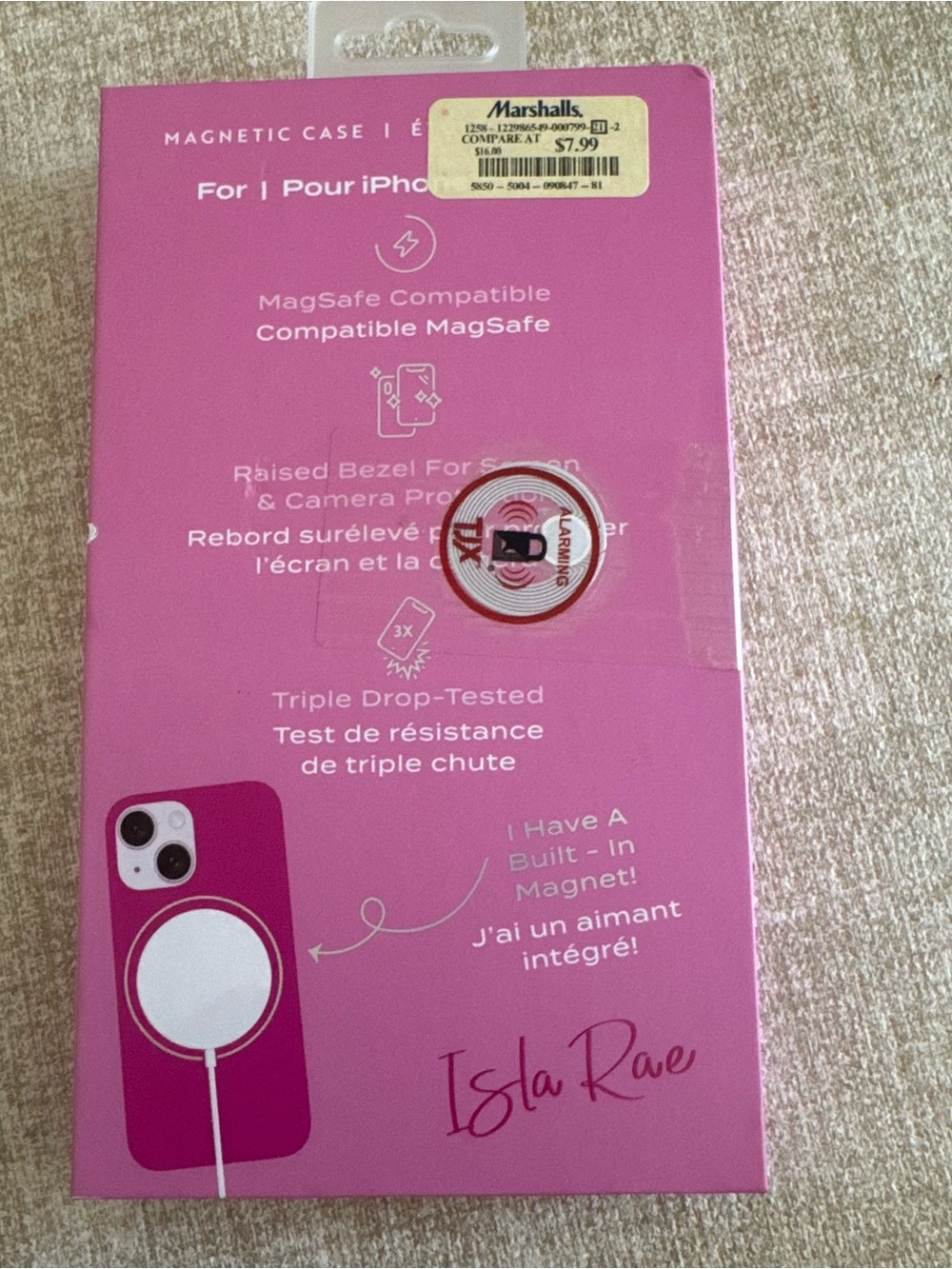 Isla Rae Hot Pink iPhone Case - Picture 2 of 2